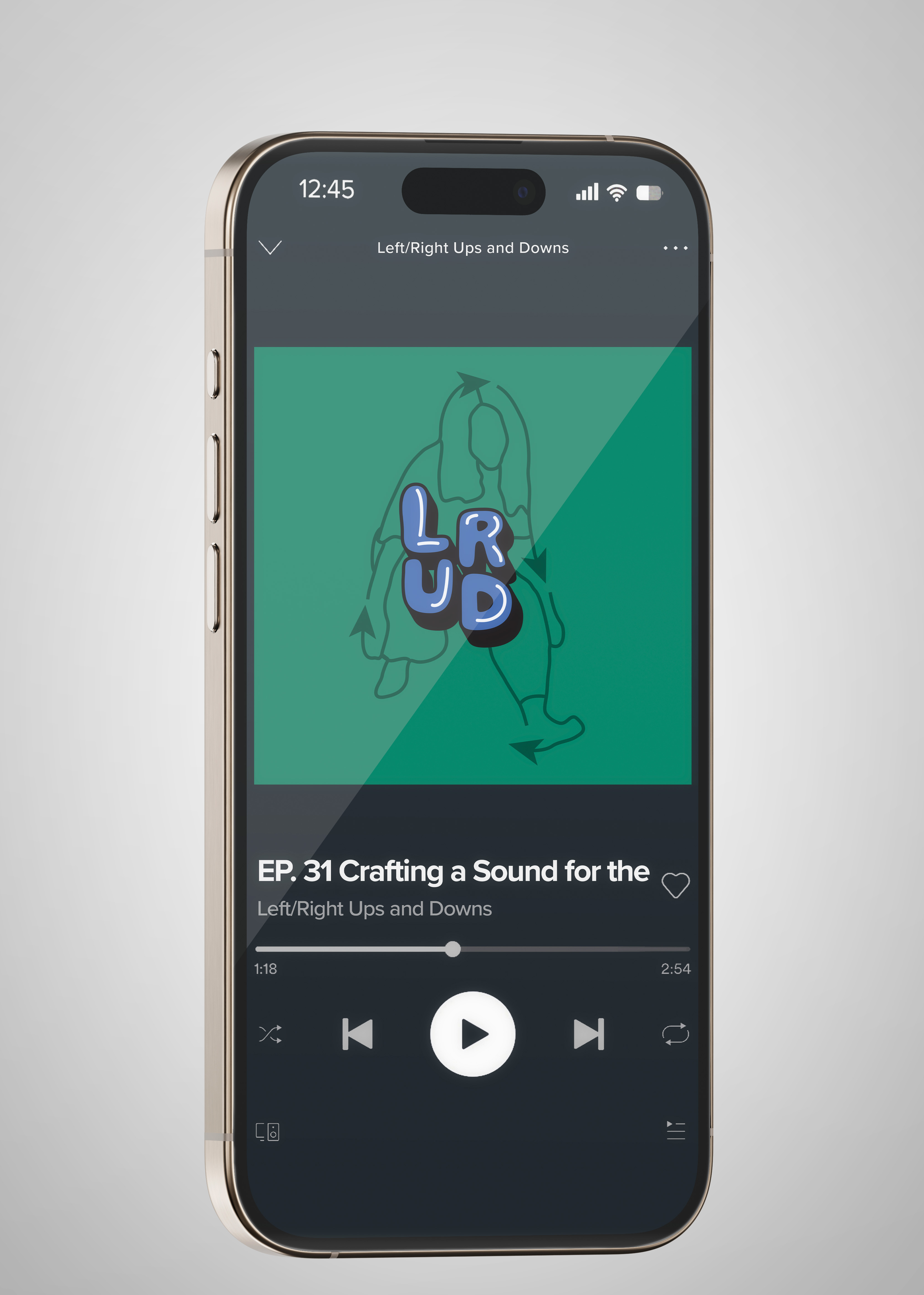 1 podcast spotify mockup